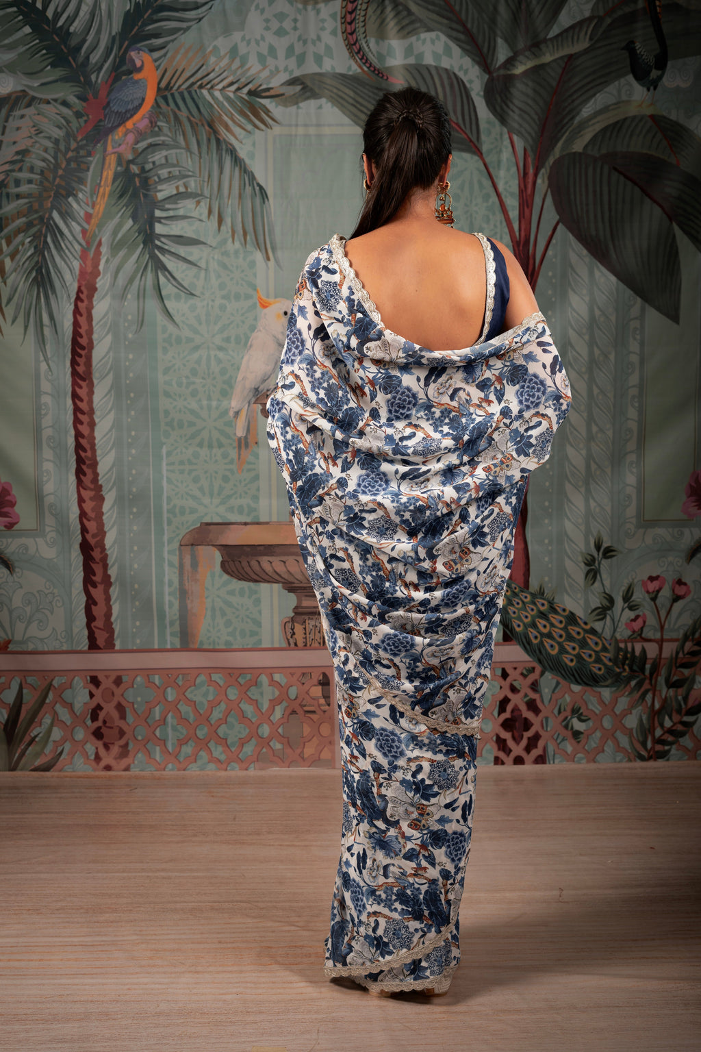 Neel Bagh Pre Draped Saree