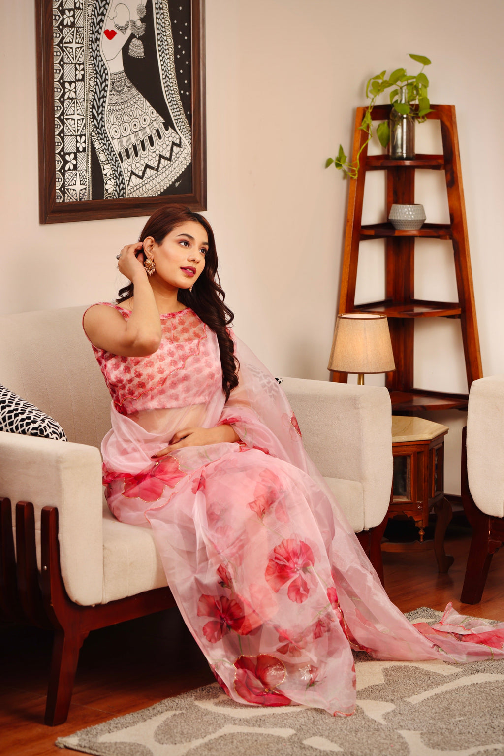 Blush Bloom Saree