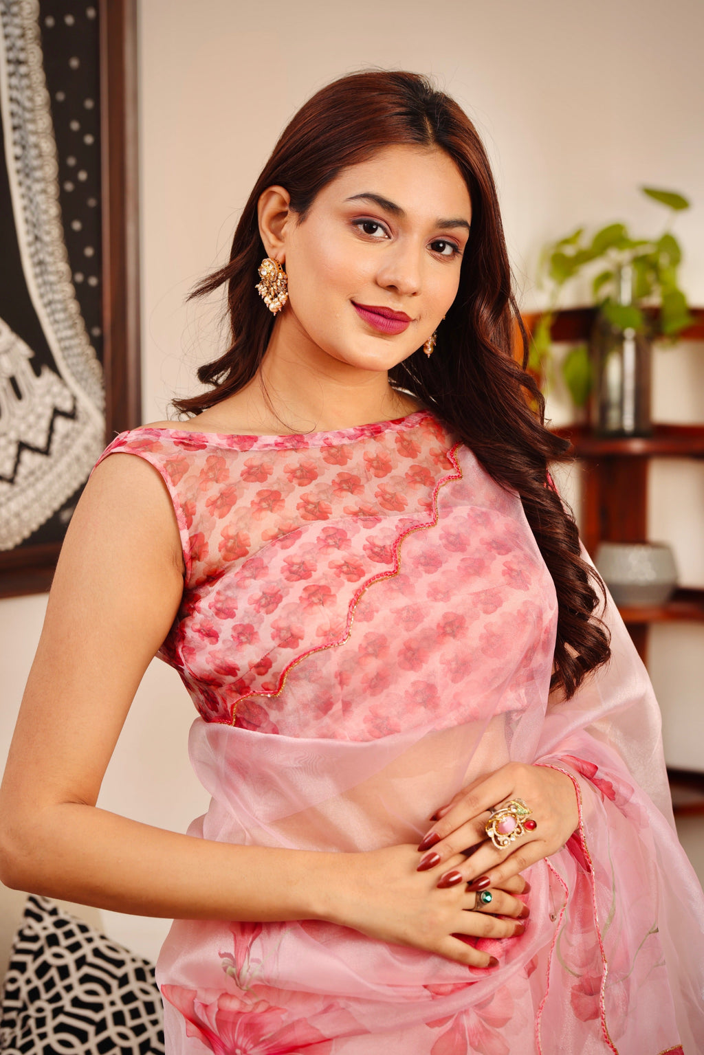 Blush Bloom Saree